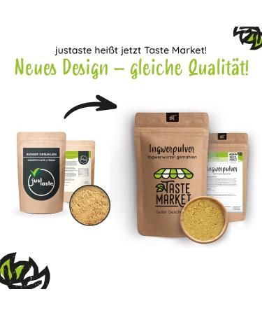  TASTE Guter Geschmack 2 kg of ginger powder | Ground ginger Ginger tea | Ginger root spices spices ginger water 2000 g - Buy Online on GoSupps.com