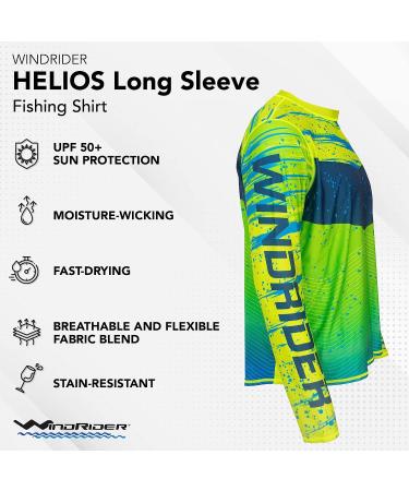 UPF50+ Men's Long Sleeve Fishing Shirt - Mahi Madness, X-Large - Buy Online on GoSupps.com