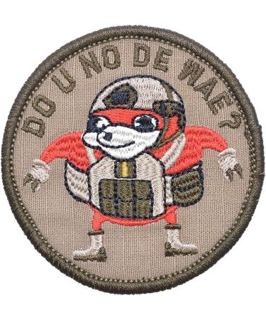Ugandan Knuckles Do You Know De Wae Patch - 3 inch Round Morale Patch for Tactical Combat Bagde - Brown Military Hat Patch - Buy Online on GoSupps.com