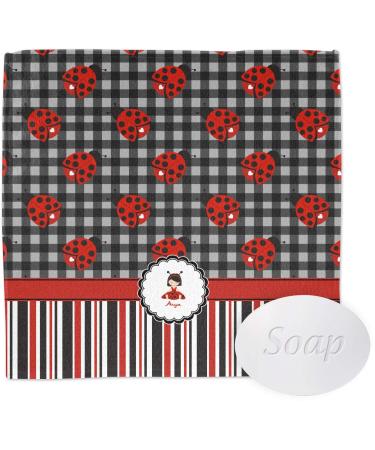 YouCustomizeIt Personalized Ladybugs & Stripes Washcloth