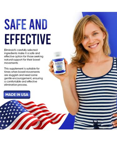 DetoxRx Eliminaid Capsules - Gentle Assistance for Stress, Illness & Travel - Buy Online on GoSupps.com