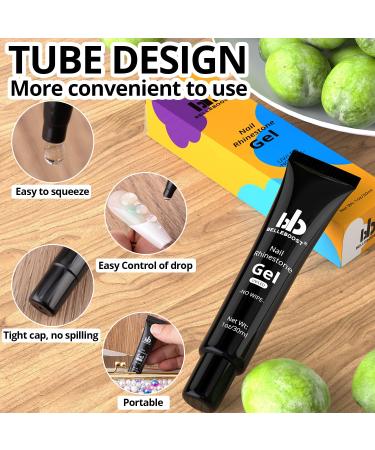 Super Strong 30ml Nail Rhinestone Glue Gel Set - Professional and Home Use - Buy Online on GoSupps.com