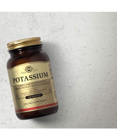 Solgar Potassium 250 Tablets - Supports Heart & Muscle Function | Buy Now - Buy Online on GoSupps.com