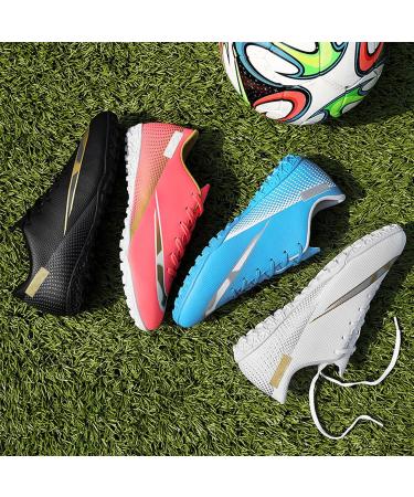 Vtasq Children s Soccer Shoes - Boys & Girls Low Professional Training Shoes for Outdoor Sports Football EU Size 34 Black - Buy Online on GoSupps.com