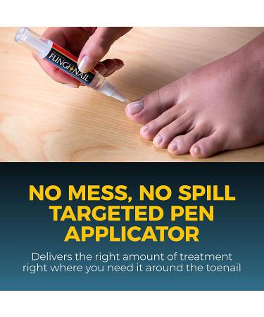 Fungi-Nail Pen Applicator Anti-Fungal Solution | Kills Nail & Athlete's Foot Fungus | Clinically Proven | 0.20 Fl Oz (Pack of 2) - Buy Online on GoSupps.com