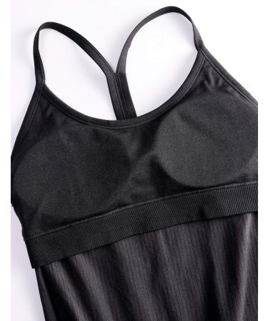 CRZ YOGA Women's Lightweight Racerback Sports Tank Top - Black Sleeveless Yoga Shirt for Summer Fitness (Size 38-40) - Buy Online on GoSupps.com