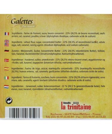 La Trinitaine French Brittany Butter Cookies in Mini Quimper Tin - 4.6 OZ - Buy Online on GoSupps.com