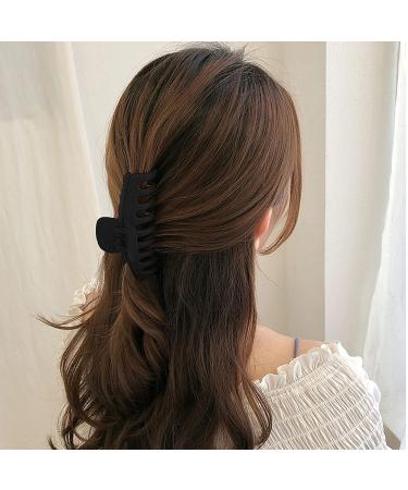 OWIIZI Large Claw Clips for Thick Hair - 6pc Set, Non-Slip Matte Jumbo Hair Clips for Women - Strong Hold Barrettes - Buy Online on GoSupps.com