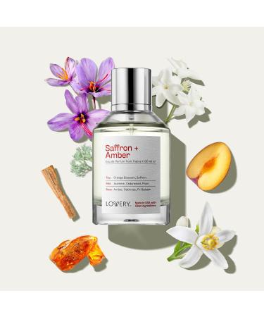 Saffron Amber Perfume for Women & Men Inspired by B.accarat Rouge 540 Long Lasting Womens Perfumes Clean Natural Fragrance EDP Spray 100ml Perfumes for Women Birthday Gifts for Mom Made in USA Clean Saffron Amber - Buy Online on GoSupps.com