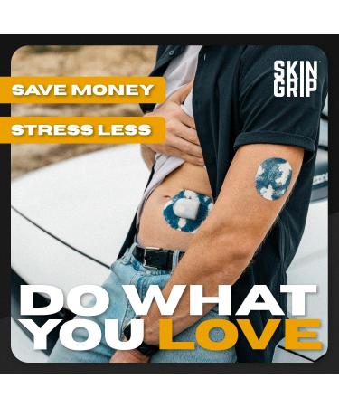 Skin Grip Adhesive Patches for Omnipod Insulin Pump - Waterproof & Sweatproof - Classic Pack - Pre-Cut Medical Tape for 3-Day Use - Buy Online on GoSupps.com