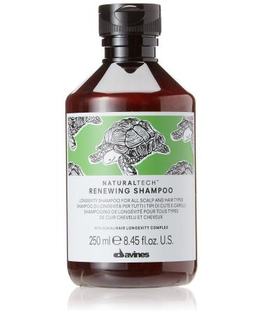 Davines Naturaltech RENEWING Shampoo  Gentle Cleansing That Promotes The Well Being Of Hair And Scalp  8.45 fl. oz.