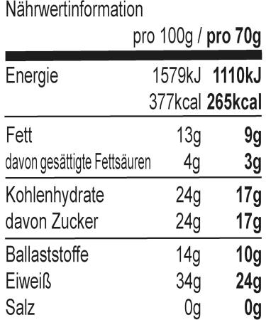  Seitenbacher Seitenbacher Protein Bars 24.0 | 24 g/70 g 34% Protein | Gluten-free | Glycerin-free | 12-pack (12 x 70 g) - Buy Online on GoSupps.com
