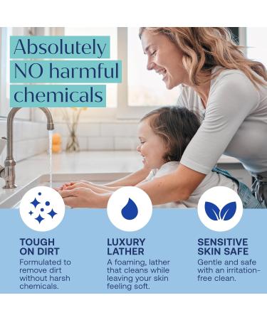 Fab Tab Dual Foaming Hand Soap Kit - 2 Refillable Glass Foaming Hand Soap Dispensers + 6 Tablet Refills - Variety Scents - Makes 6 x 11.9 Fl oz Bottles (71 Fl oz Total) 11.9 Fl Oz (Pack of 6) - Buy Online on GoSupps.com