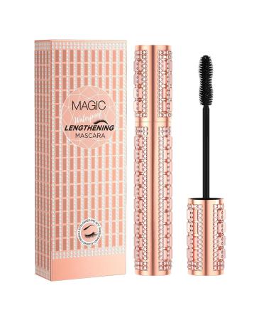 Lengthening Mascara Waterproof | 4D Lengthening Extensions Mascara Eye Makeup Supplies Waterproof Easy Removal for Females Women Advancers Beginners Ladies Kagrote