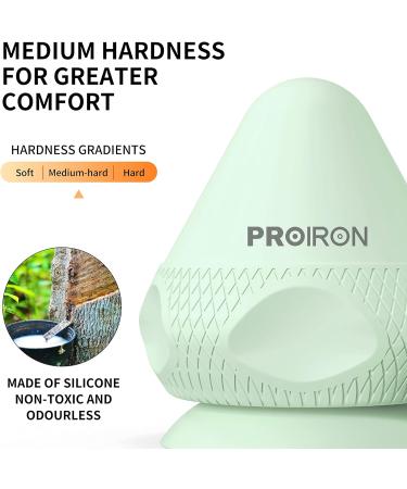 Proiron Trigger Point Massager Ball with Suction Cup - Fascia Fitness Tool for Muscle Pain Relief in Back Neck Arms & Shoulders - Green - Buy Online on GoSupps.com