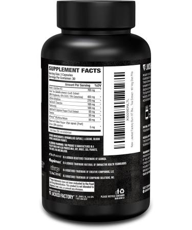 Jacked Factory Burn XT Thermogenic Fat Burner - Appetite Suppressant & Nootropic Energy Booster (90 Capsules) & Lean PM Max High-Performance Weight Loss Sleep Support | (120 Capsules) - Buy Online on GoSupps.com