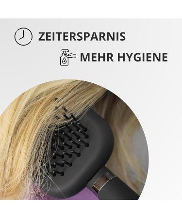 Bellody Original Hair Brush - Patented Cleaning Function Gentle Care & Scalp Massage - Classic Black - Buy Online on GoSupps.com