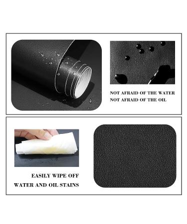 Lifeshoon 17X79 Inch Self-Adhesive Leather Repair Patch - Black Tape for Couches, Furniture, Car Seats, Cabinets, Handbags - Buy Online on GoSupps.com
