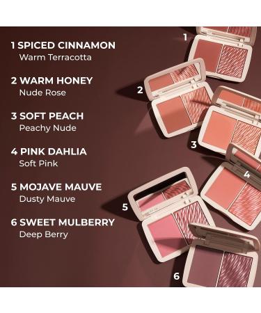 COVER FX Monochromatic Blush Duo - Sweet Mulberry (Rich Berry) 0.51 oz - Buy Online on GoSupps.com