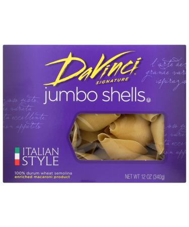 Davinci Pasta, Pasta Jumbo Shells, 12 Ounce