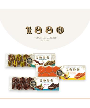 1880 Turron Chocolat Gourmet Bon ssim la Noisette 200 g Cr ation Chocolat e Sign e Format 2 Tablettes Qualit Supr me - Buy Online on GoSupps.com