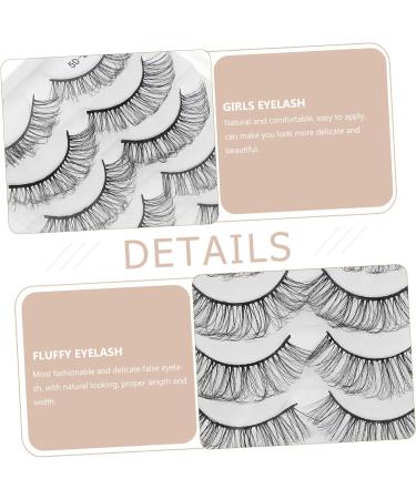 5 Pairs Dense False Eyelash wispy lashes cat eye lashes women false eyelashes natural lashes eyelash natural look lash stuff girls lashes Russia Miss Imitation curly - Buy Online on GoSupps.com