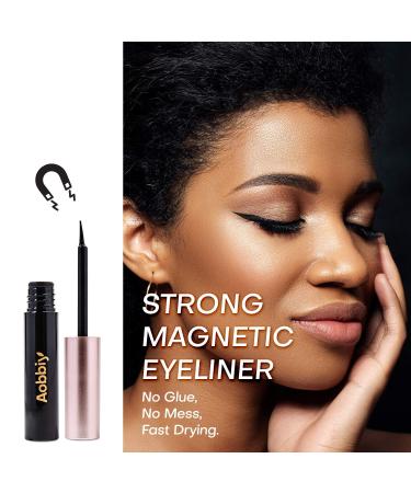 25 Piece Set: 10 Pair Magnetic Eyelashes, 4 Eyeliners, 1 Application Tool - Strong Hold, Easy to Apply, Realistic & Soft - Buy Online on GoSupps.com