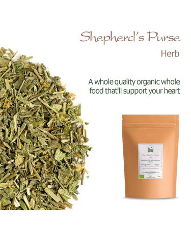 Shepherd's Purse Organic Tea - 100g Capsella Bursa Pastoris Herbal Tea for Natural Wellness - Buy Online on GoSupps.com