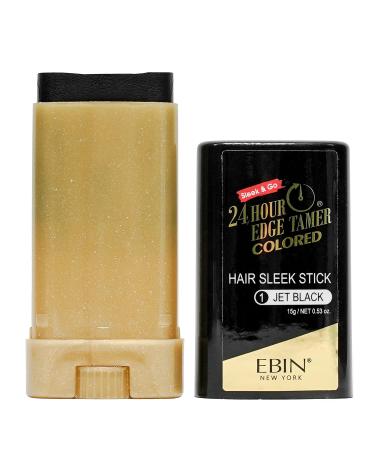 EBIN NEW YORK 24 Hour Colored Sleek Stick_Jet Black 3pack | Sleek & Go - No Flaking, Build Up, or White Residue - Buy Online on GoSupps.com