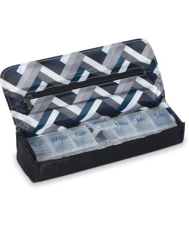 Lug Choo Choo Pill Organizer - Midnight Black | Stylish & Functional Travel Accessory | International Shipping Available - Buy Online on GoSupps.com