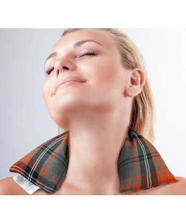 Amazing Health Wheat Bags Microwavable Hot and Cold Pack for Men and Women - Microwave Heat Pad with Natural Wheat Heat Pack Cotton Tartan Microwave Wheat Bag - Lavender (Orange Tartan) Orange Tartan Medium - Buy Online on GoSupps.com