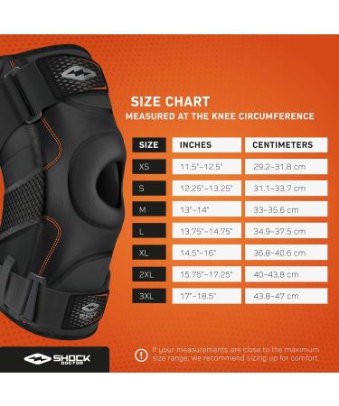 Shock Doctor 872 Knee Brace - Premium Support for ACL/PCL Injuries Meniscus Sprains & Hyperextension - XLarge Size for Men & Women | International Shipping Available - Buy Online on GoSupps.com