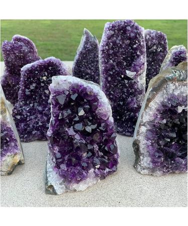 Amethyst Rough Stone Natural Amethyst Geode Quartz Cluster Crystal Specimen 650-700g - Buy Online on GoSupps.com