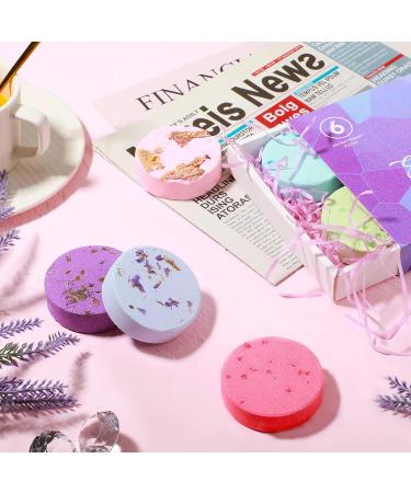 Tallew Lavender Shower Steamers - Pack of 6 Aromatherapy Shower Bombs for Relaxation and Wellness - Gift for Men and Women - Buy Online on GoSupps.com