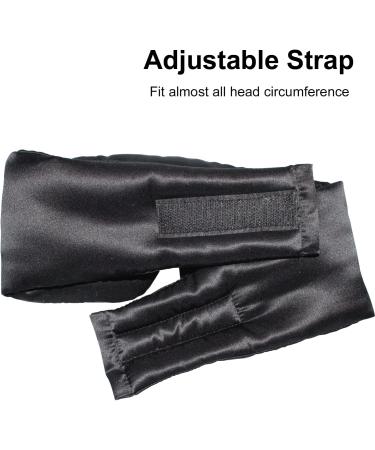 100% Mulberry Silk Eye Mask - Comfortable Blackout Sleeping Cover for Travel & Night Sleep | Soft Adjustable Eyeshade for Men & Women - Buy Online on GoSupps.com