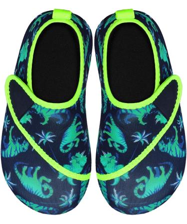 JIASUQI Kids Water Shoes for Beach Swimming - Dinosaur Print - Size 13/13.5 UK - Buy Online on GoSupps.com