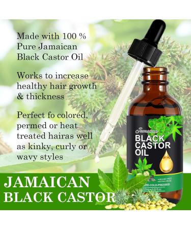 Jamaican Black Castor Oil 120ml - Cold-Pressed Hair Growth & Skin Oil | Bio-Citinous For Body Face Nails & Eyelashes - 1 Pack - Buy Online on GoSupps.com