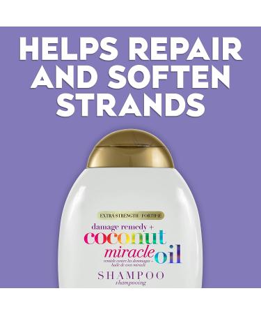 OGX Extra Strength Damage Remedy + Coconut Miracle Oil Shampoo 385ml - Buy Online on GoSupps.com