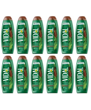 Conter Vidal Bagnodoccia Set of 12 bottles of shower gel Pino Classico Pine perfume 500 ml