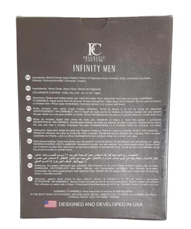 Infinity Men Pour Homme EDP 3.4 FL. OZ. - Buy Online on GoSupps.com