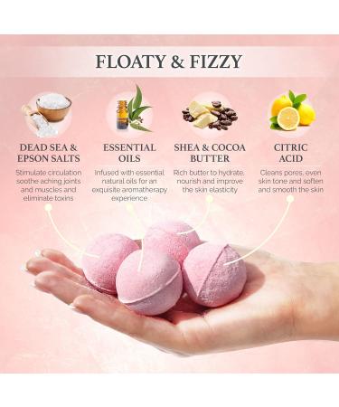 Empire 20pcs Scented Candles & Bath Bombs Set - Birthday Gifts for Her with Rose Soap Flowers - Buy Online on GoSupps.com