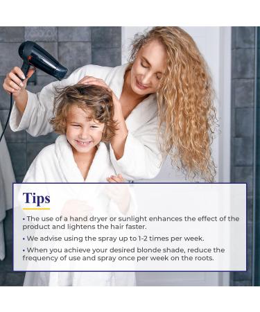 Camomila Intea Hair Lightener For Kids Premium Sun Lightening Spray for Hair Chamomile Hair Lightener Spray for Naturally Lighten Hair No Bleach/Ammonia Child-Friendly Formula - 3.4 Oz 3.40 Fl Oz (Pack of 1) - Buy Online on GoSupps.com