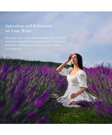 Women & Teenager Anxiety Bracelet with Pink Zebra Jasper Beads & Essential Oils for Self Care - Rose Gold Love Lock 17.5cm (Small) - Buy Online on GoSupps.com