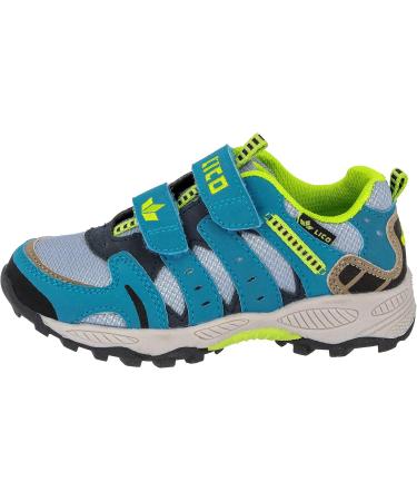Lico Unisex Kids Fremont V Trekking & Hiking Shoes 27 EU - Grey Blue Lemon | Durable & Stylish for Outdoor Adventures | International Shipping Available - Buy Online on GoSupps.com