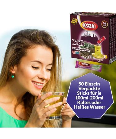 Koza Oregano Instant Beverage Powder Sticks - 50 Pack | Hot & Cold Drink Mix | Turkish Tea Iced Tea & Fruit Tea Powder - Buy Online on GoSupps.com