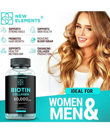 New Elements Magnesium Gummies with Vitamin D3, K2, Biotin & Collagen Peptides - Complete Immune Support Formula - Buy Online on GoSupps.com