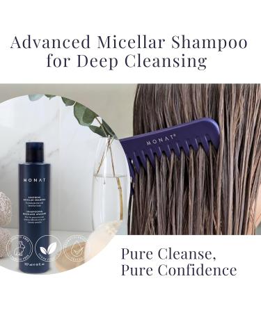Shop MONAT Soothing Micellar Shampoo - Gentle High-Performance Cleanse for All Hair Types - Scalp Friendly - 237ml - Buy Online on GoSupps.com