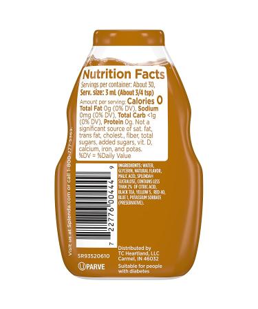 SPLENDA Liquid Sweet Tea Water Enhancer Drops 3.11 Fl Oz (Pack of 2) - Sugar Free, Zero Calorie, Natural Flavor Drink Mix - Buy Online on GoSupps.com