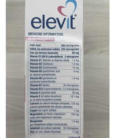 Elevit TAB with Iodine 100s - Fast Standard Shipping | [Your Brand Name] - Buy Online on GoSupps.com