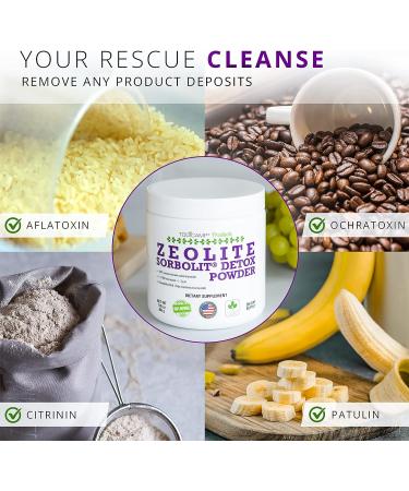 TODICAMP Zeolite Powder 200g - 7.05oz | Ultra Fine Sorbolit 95% Clinoptilolite | 3X Activated Zeolite Supplement for Detox | 200 Days Supply - Buy Online on GoSupps.com